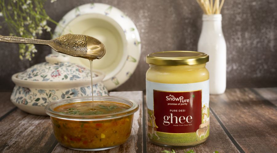 SnowPure presents Cow Ghee made from 100% traceable milk